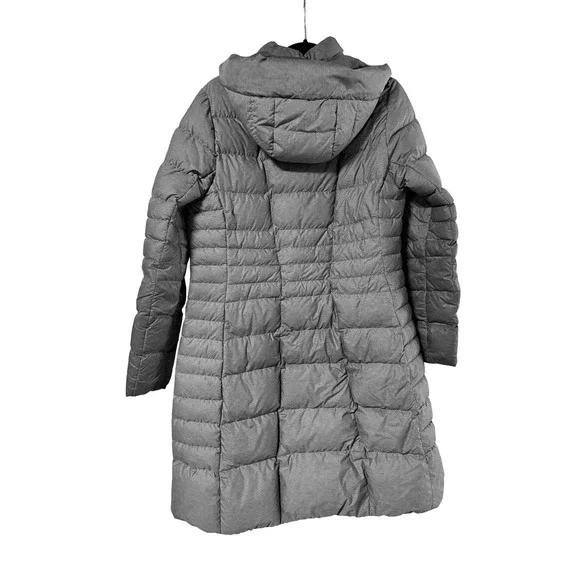 The North Face Metropolis Parka II Gray Goose Down Puffer Coat Womens Medium - Picture 6 of 8